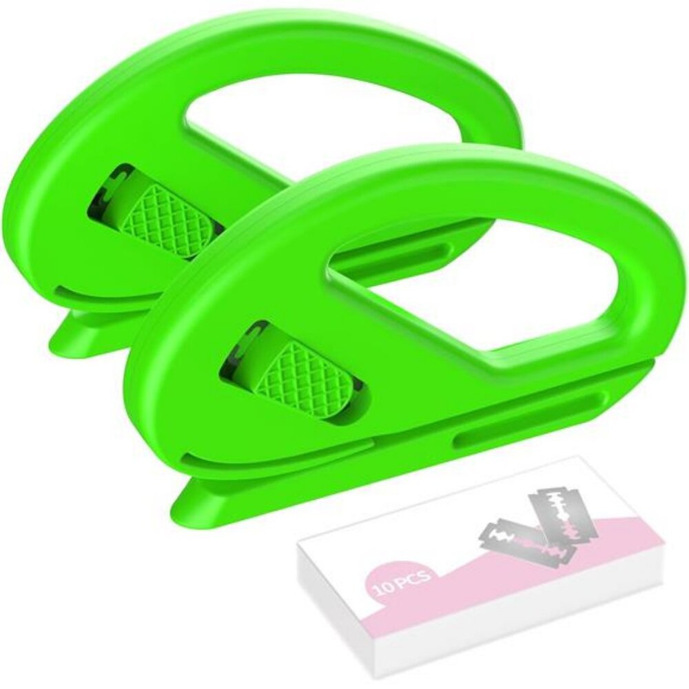 2-Pack Wrapping Paper Cutter With 10 Replaceable Blades, Gift Wrap